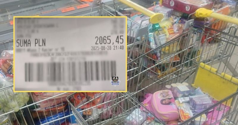 Kradzież w polskim sklepie zdjęcie