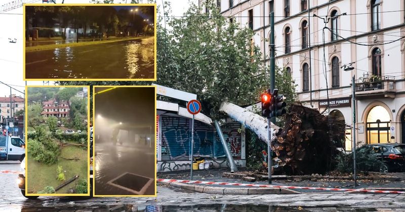 Burza włoskie wybrzeże zniszczenia