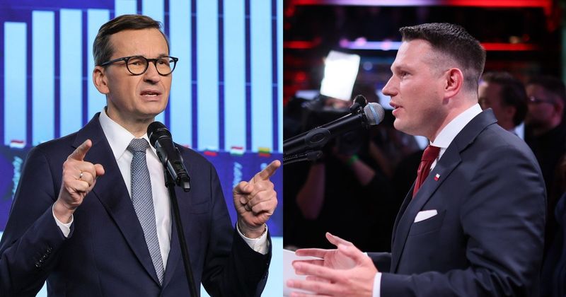 Spięcie Morawieckiego z Mentzenem na spotkaniu